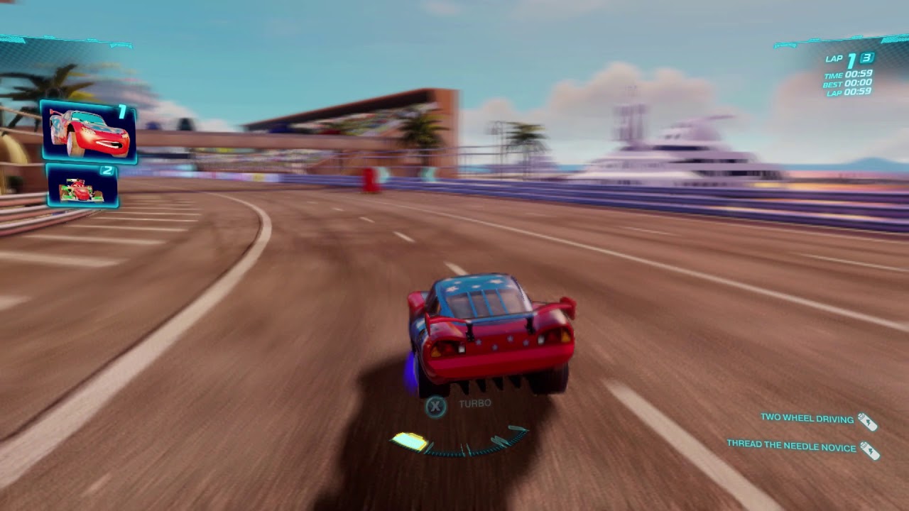 Cars 2: The Video Game | Daredevil Lightning McQueen - Mountain Run | WhitePotatoYT!