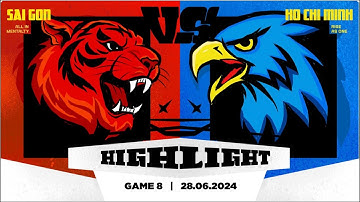 Highlight Game 8 - Saigon Heat vs. Ho Chi Minh City Wings by Timo | VBA 2024