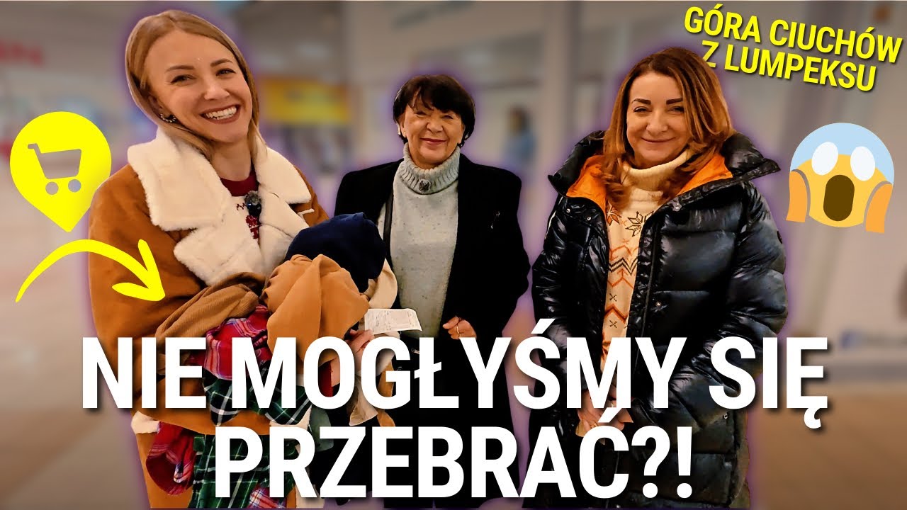 KUPIŁAM BLUZKĘ ZA 12 ZŁ ZAMIAST 789 ZŁ! 🤯 Zakupy z mamą i babcią W LUMPEKSIE bez przymierzalni 😯