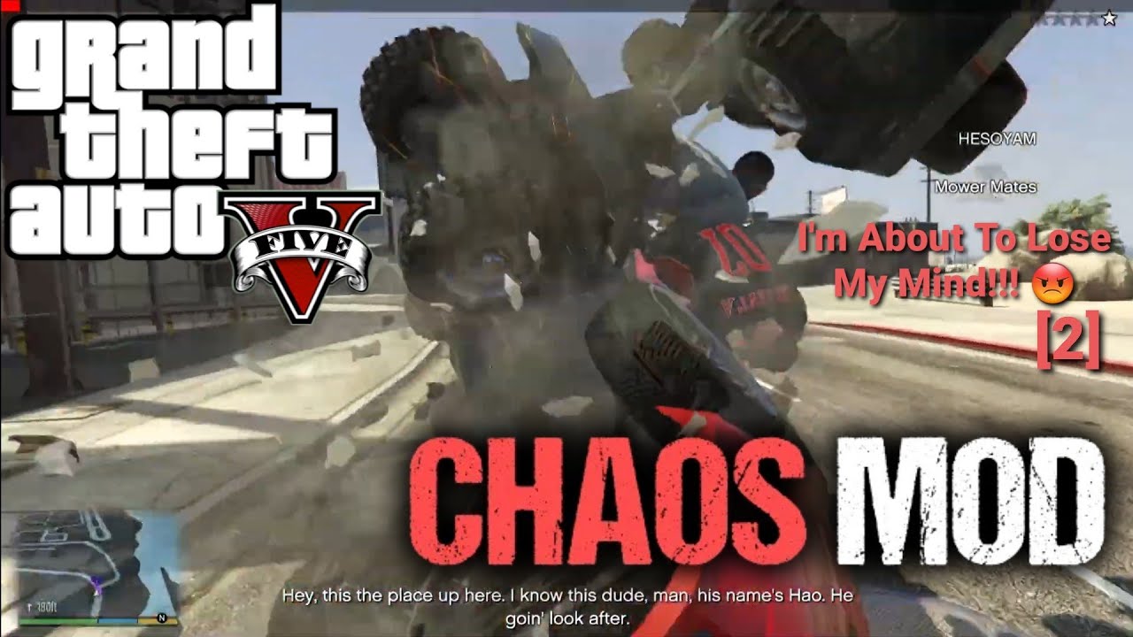 First Time Playing Gta V Chaos Mod [2] - YouTube