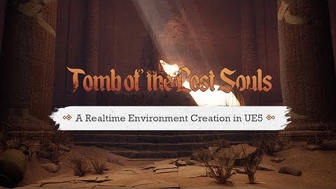 【Black Friday Deals| $29】A Realtime Environment Creation in UE5: Tomb of the Lost Souls