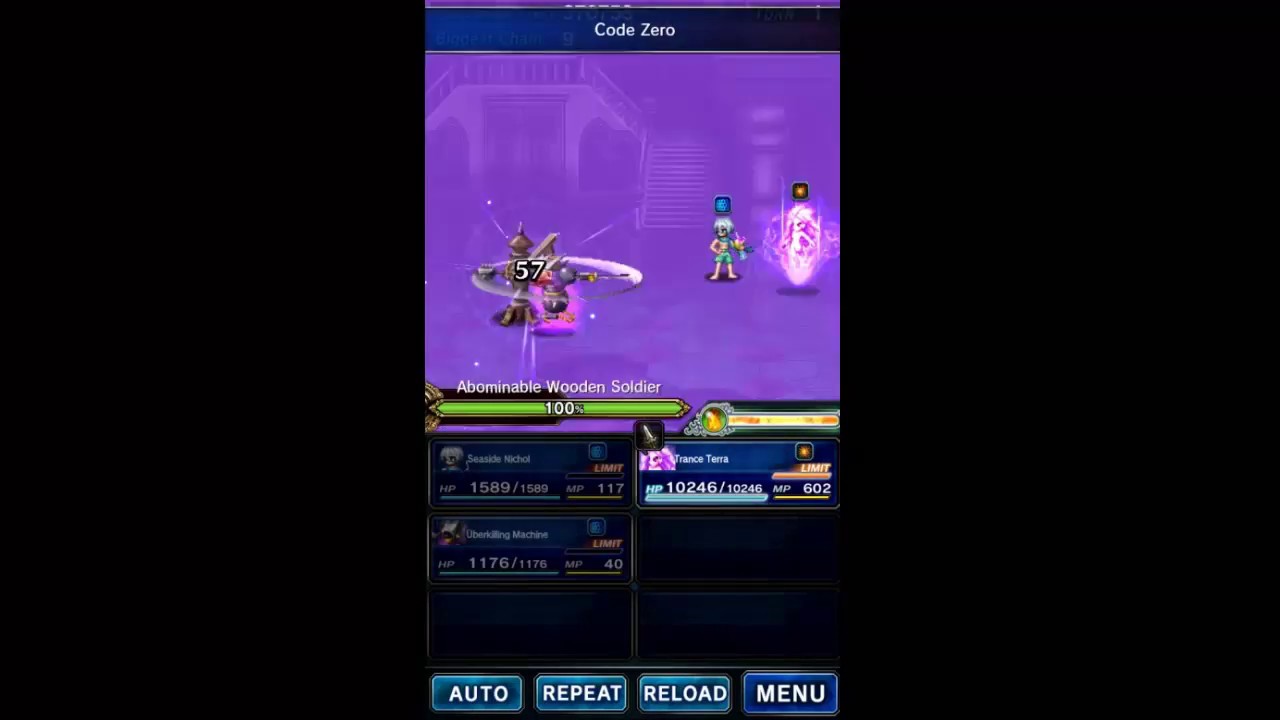FFBE Limit Bursts - 6-star Uberkilling Machine (Code Zero)