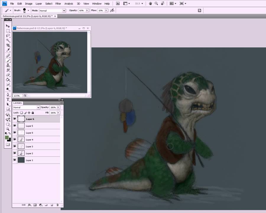 Digital Painting Tutorial Free from Schoolism.com. Part 5 of 9 - YouTube