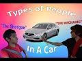 Types of people in a car