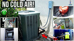 Troubleshooting & Repairing Central Air Units (AC) ~ Step By Step