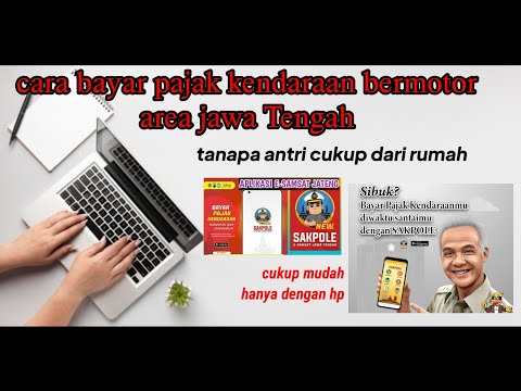 SAKPOLE cara bayar pajak kendaraan online tanpa datang ke samsat, area JAWA TENGAH by @amr official