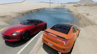 BeamNG.drive Madness: Flip Ramps, Water Pits & Total Car Wrecks! screenshot 5