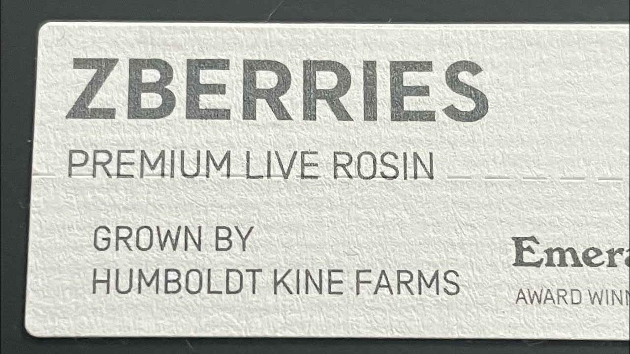 Papa Select -  Zberries Live Rosin Badder