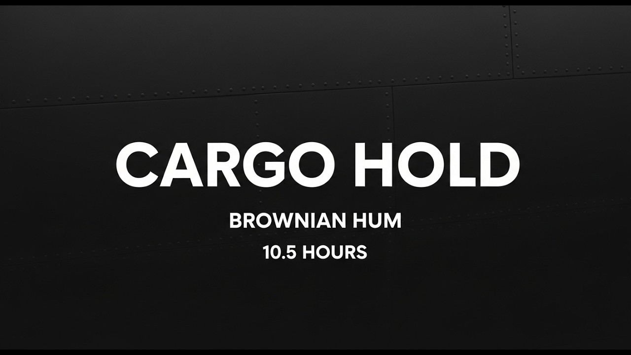 Cargo Plane Cargo Hold | Steady Low Frequency Brown Ambience