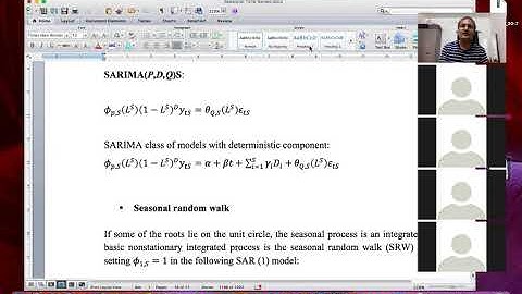 Seasonal Time Series Part 8