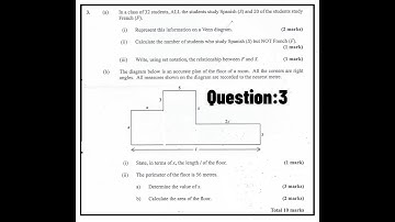 CXC CSEC Mathematics Paper 2 Solutions - January 2014 Exam |Question:3 with  Explanations