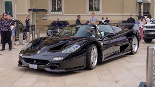 SUPERCARS Monaco 2024  Ferrari F50, Purosangue, $142 Mill 300 SLR Uhlenhaut Coupé ?!