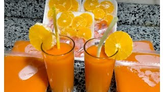 #طريقة #عمل# عصير البرتقال بالجزر #لشهر #رمضان#طبيعي 100% ??