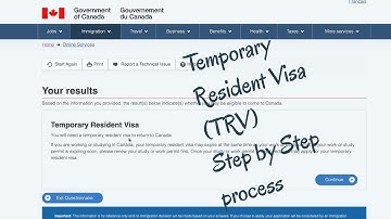 How to apply Temporary Resident Visa(TRV) within Canada 🇨🇦 - Step By Step Process