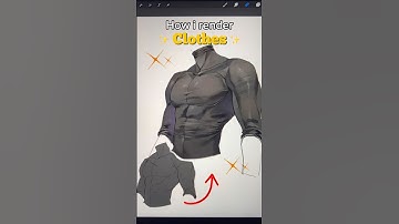 How i render ✨ Clothes ✨ #tuto #tutorials #tutorialyoutube #tips #practice #study #anatomy #clothes