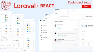 Laravel with React - Dashboard Setup for beginners | Part 1