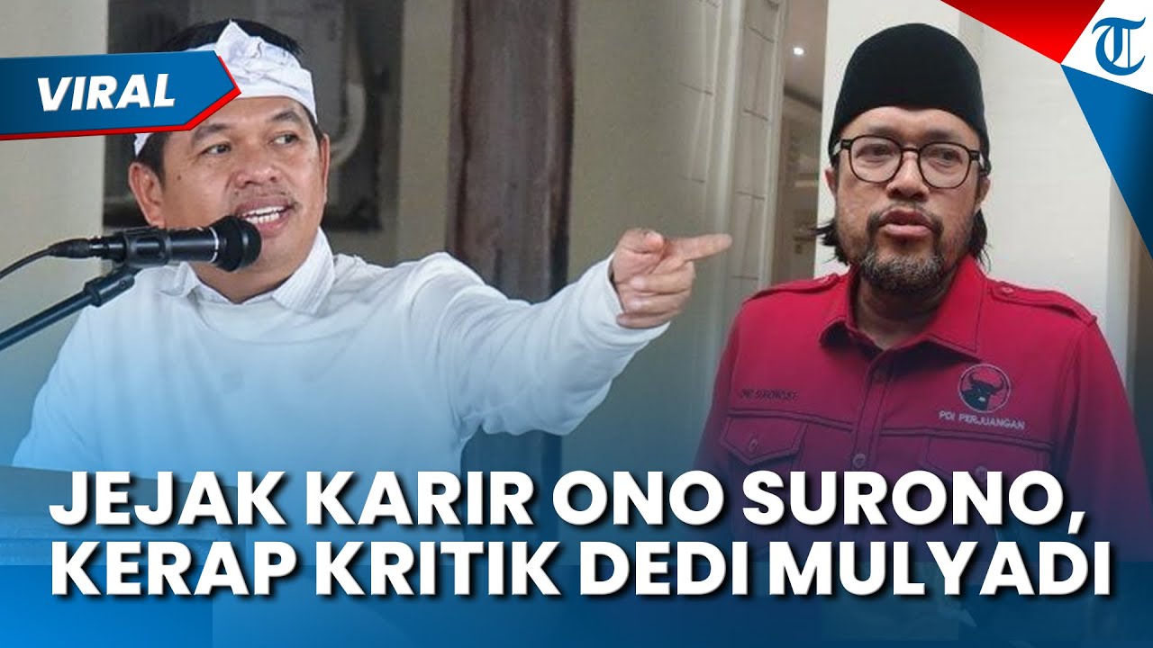 TANTANG KEPIMPINAN KDM! Rekam Jejak Karir Ono Surono Dibongkar, Pernah Gagal jadi Gubernur Jabar