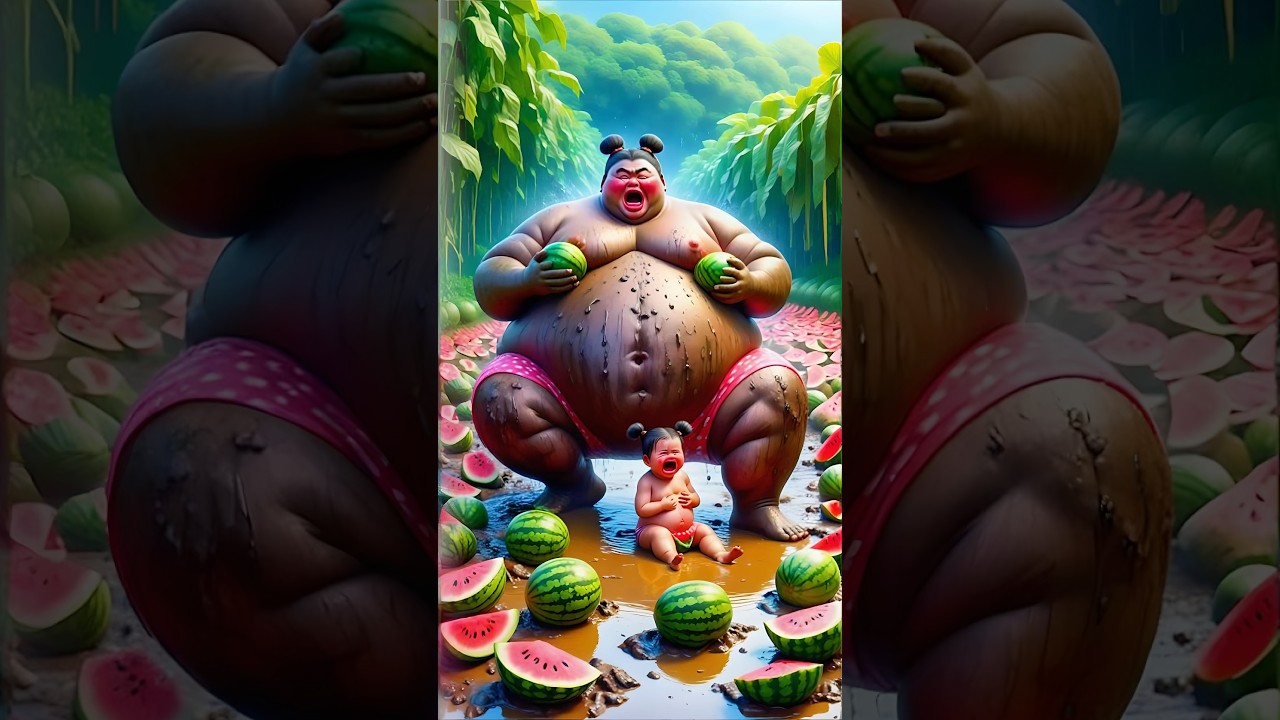 Evolution of watermelon guy 🥰