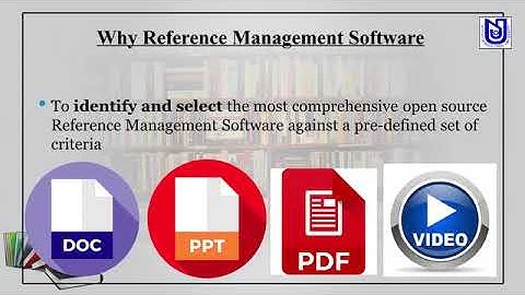 REFERENCE MANAGEMENT SYSTEM