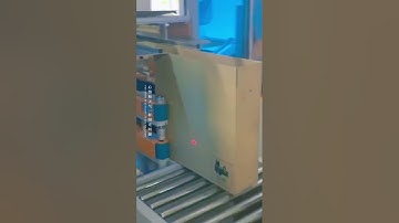 Custom Carton Packing Machine. Automatic carton forming machine and carton flaps folding sealer.