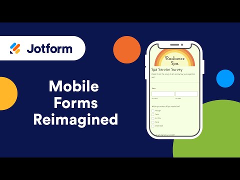 Jotform Mobile Moduli e sondaggi