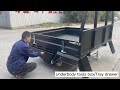 black aluminum ute tray