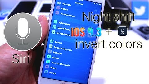 Enable Night Shift & invert color together iOS 9.3