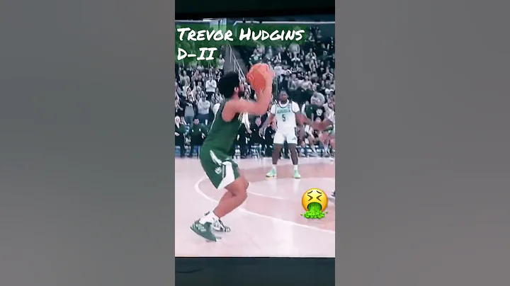 Trevor Hudgins with the ill crossover and step bac...