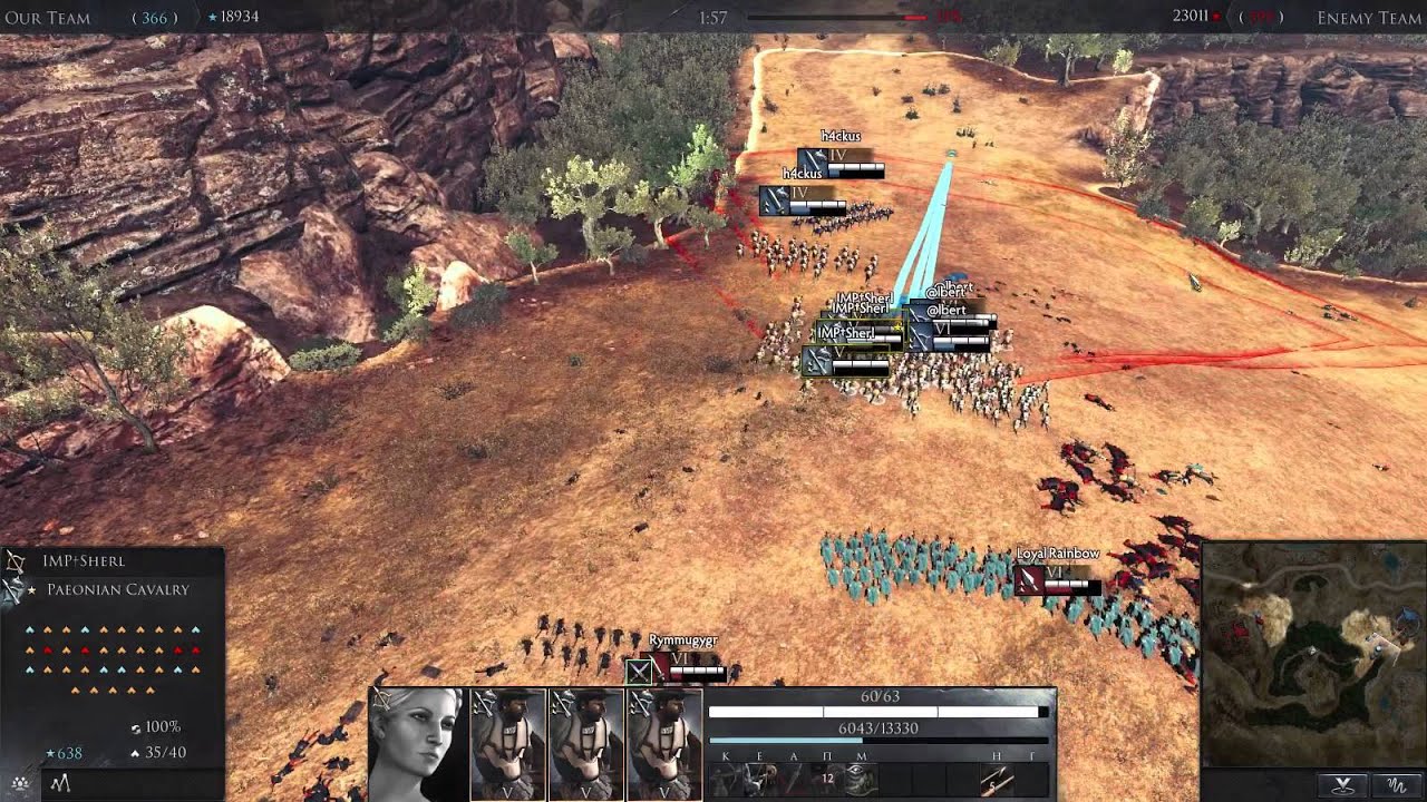 Total War Arena - Как играть на конных стрелках. Paeonian Cavalry и ответ на вопрос