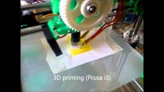 An example of 3D printing