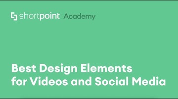 Embed Videos and Social Media Content into SharePoint | ShortPoint Design Elements