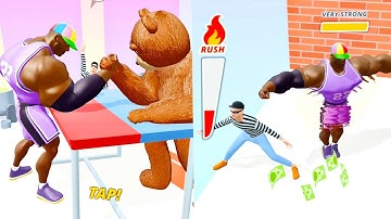 Muscle Rush - Smash Running 🤼 Gameplay Android, iOS🏋️(Level 38-39)