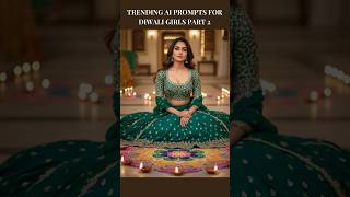 Girls Gemini Diwali AI Prompts | Ultra Realistic | Aesthetic | Pinterest | Gemini PART 2 #gemini