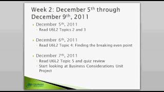 unit 6 annoucements Business Math
