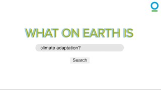 What on Earth is Climate Adaptation