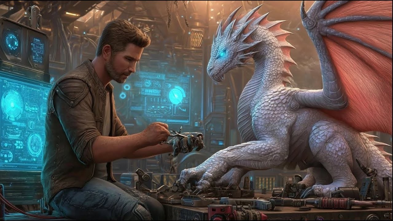 They Laughed Giving Him a Crippled Albino Dragon — The Human Mechanic Made Her Fly Again | HFY