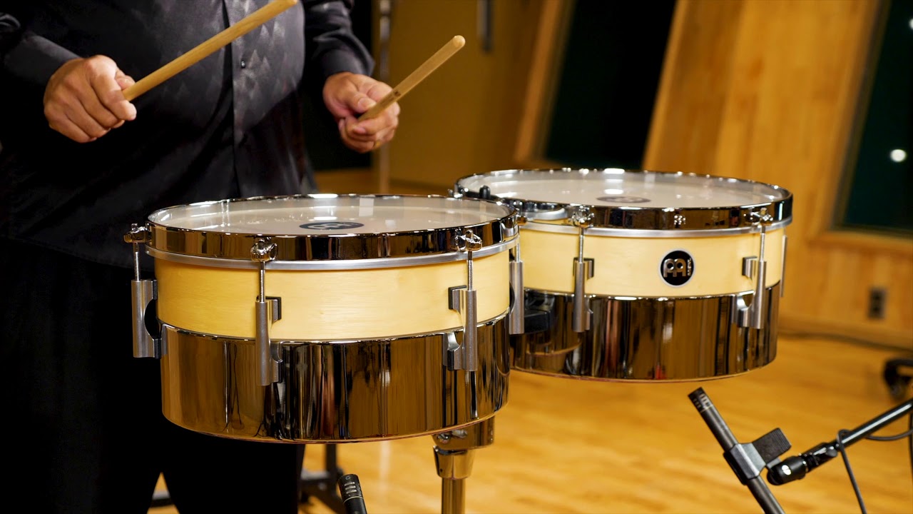 MEINL Percussion Hybrid Timbales HYT1314CH YouTube