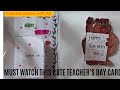 How To Make a Teacher's Day Card. Diy Handmade Mini Teacher's Day Card 🧸. #happyteachersday #diy 