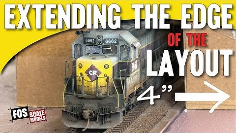 Extending the Edge of the Layout - HO Scale
