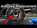 How To Fix A Leaking Rear Axle (Replace Axle Seals)