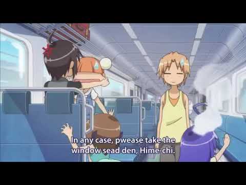 Noisy trains and girls don't go together [Acchi Kocchi]
