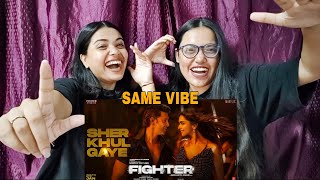 FIGHTER: Sher Khul Gaye Reaction |Hrithik Roshan, Deepika Padukone |Vishal Sheykhar, Shilpa Rao