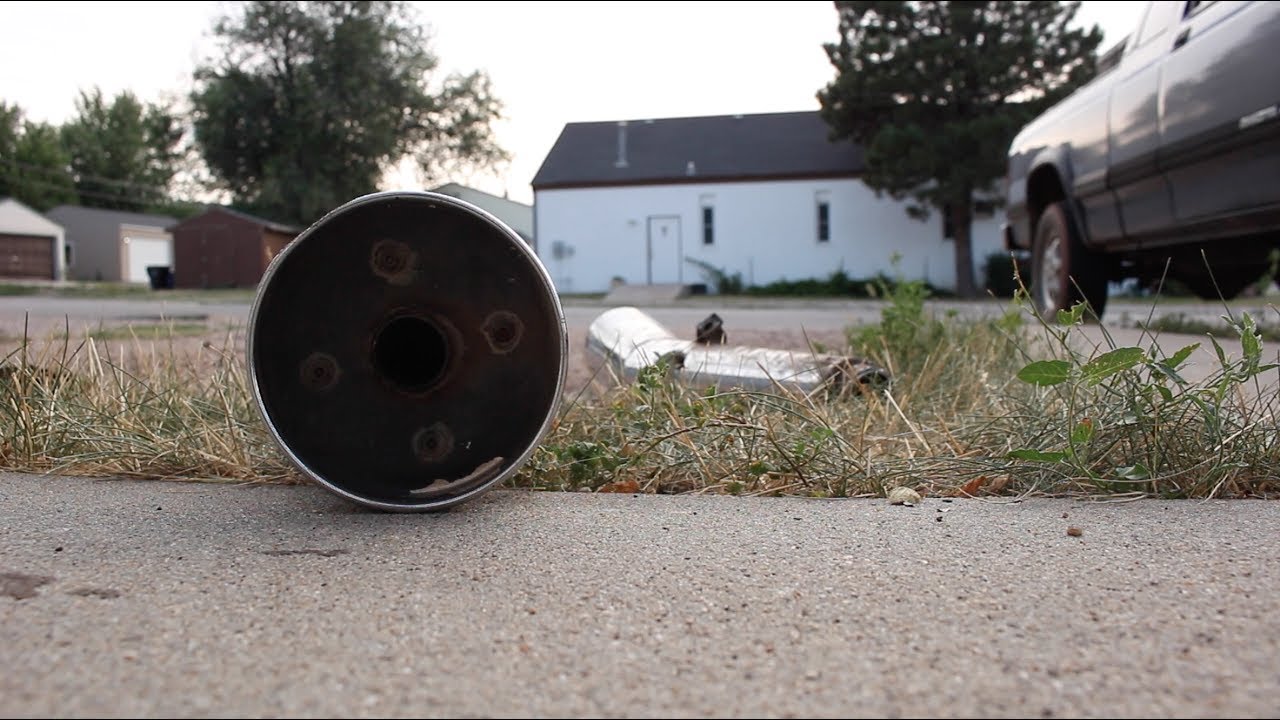 Cutting off the Mufflers on my Project Bike - YouTube