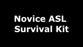 The American Sign Language Survival Series - 06 - School Abbreviations