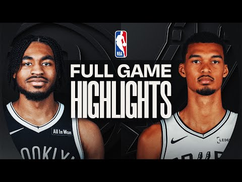 NETS at SPURS | FULL GAME HIGHLIGHTS | October 26, 2025