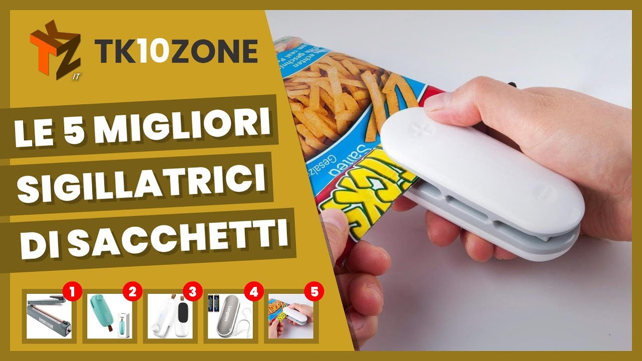 Mini Termosigillatrice A Impulsi Per Alimenti - Sigillante Per Sacchetti Plastica - Foto 3