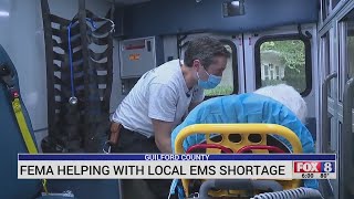 FEMA EMS crews set to respond to calls in Guilford County amid EMS shortage