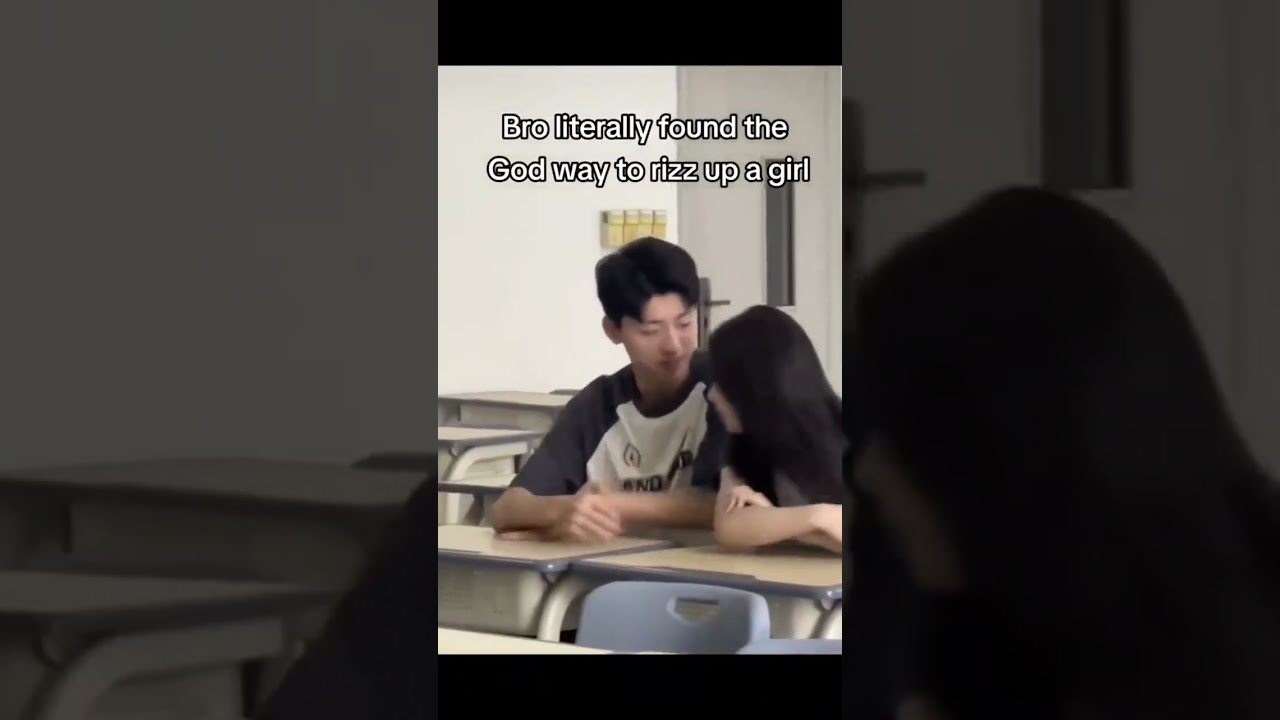 Bro found the best way to rizz up a girl 