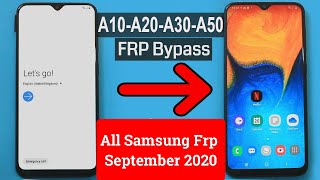 All Samsung Frp September 2020 | Samsung A10 A20 A30 A51 A71 Bypass Google Account Lock/Frp Bypass screenshot 3