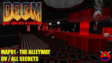 Doom 2: DBP33: Rainy Days in Casablanca - MAP01 The Alleyway  - UVMAX No Commentary